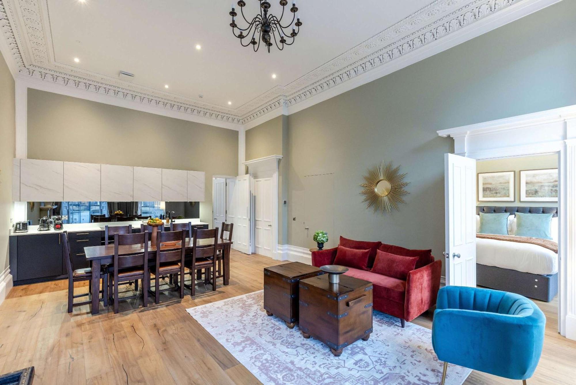 Dragon Suites Luxury Apartments At 9 Albyn Place Эдинбург Экстерьер фото