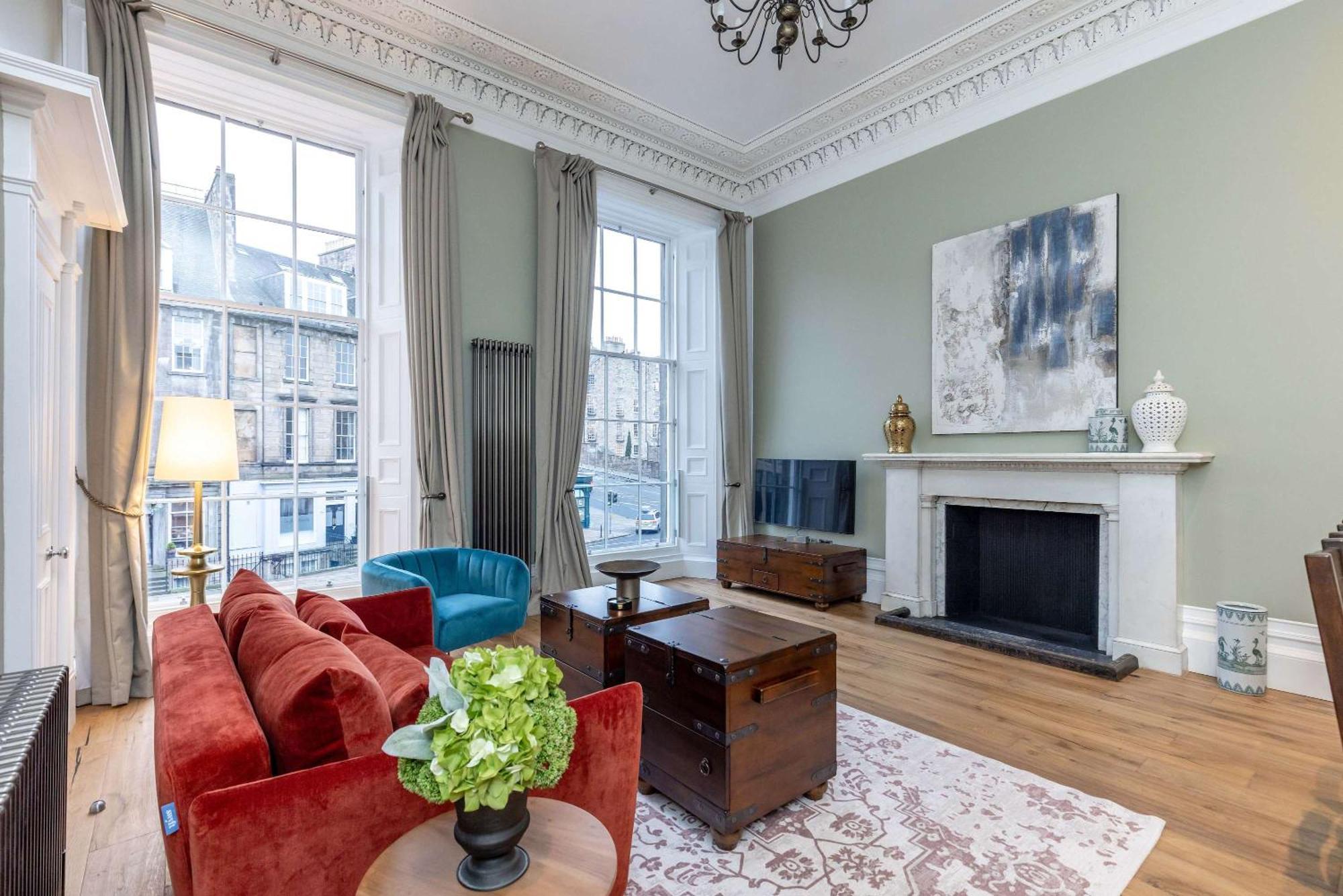 Dragon Suites Luxury Apartments At 9 Albyn Place Эдинбург Экстерьер фото