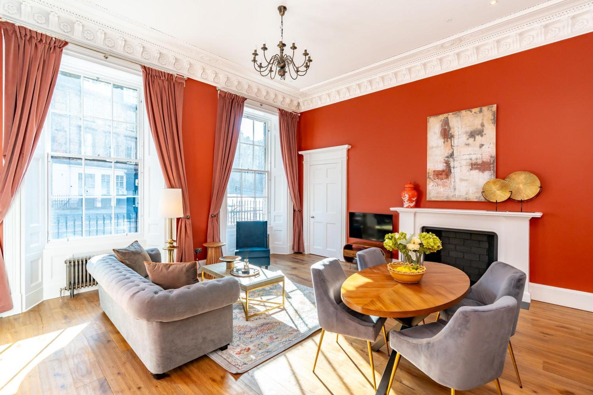 Dragon Suites Luxury Apartments At 9 Albyn Place Эдинбург Экстерьер фото