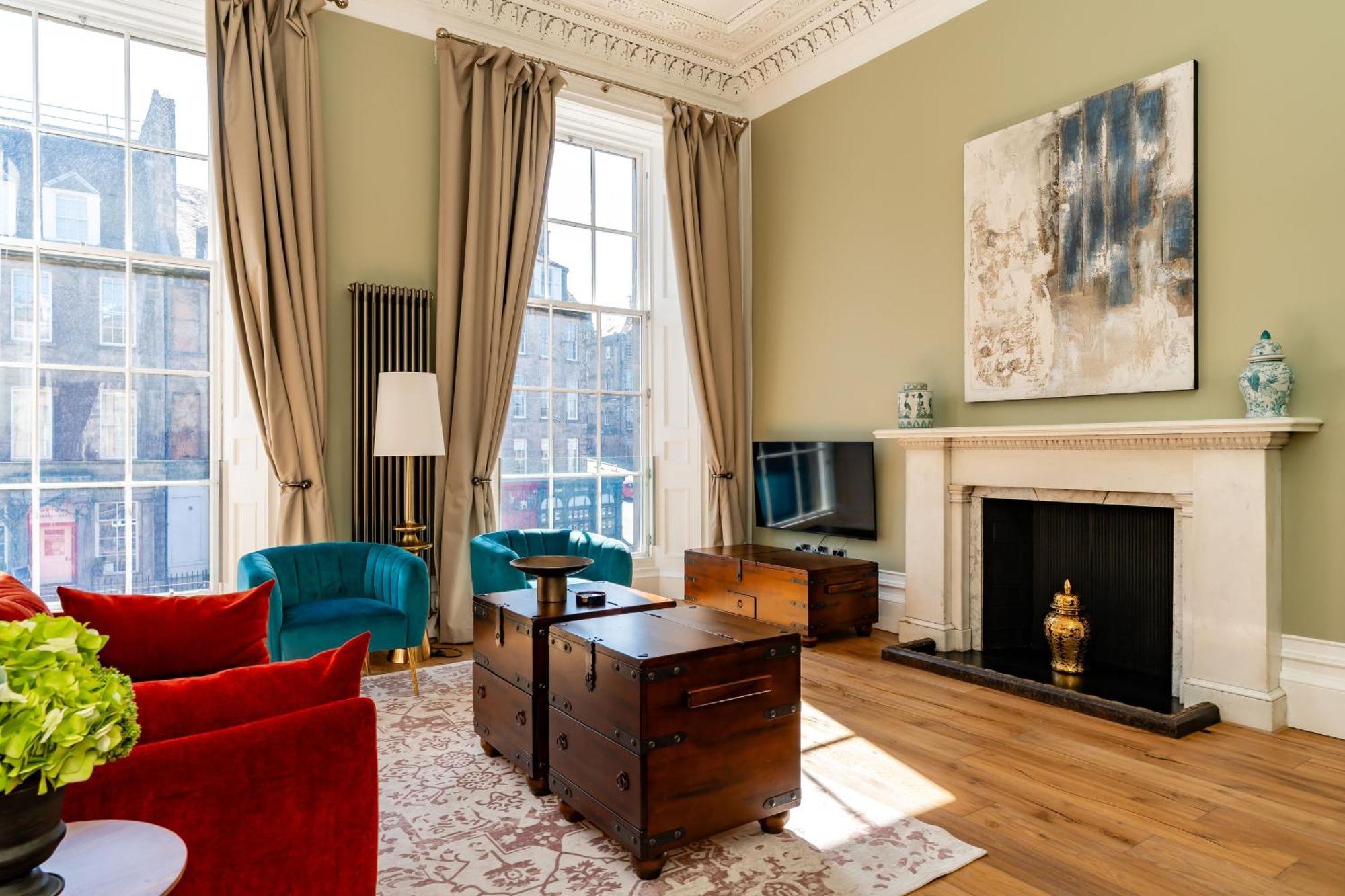 Dragon Suites Luxury Apartments At 9 Albyn Place Эдинбург Экстерьер фото
